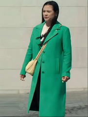 Clara Lioe Run Away 2026 Green Coat