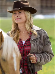 Finding Mr. Christmas S02 Alison Sweeney Fringe Jacket