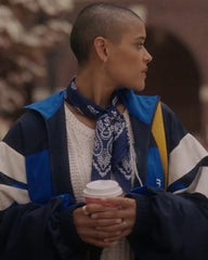 Gossip Girl Julien Calloway Blue Colorblock Jacket