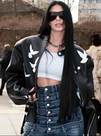 PFW 2026 Camilla Araujo Leather Jacket