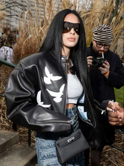 PFW 2026 Camilla Araujo Leather Jacket