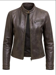 Sheriff Country Morena Baccarin Leather Jacket