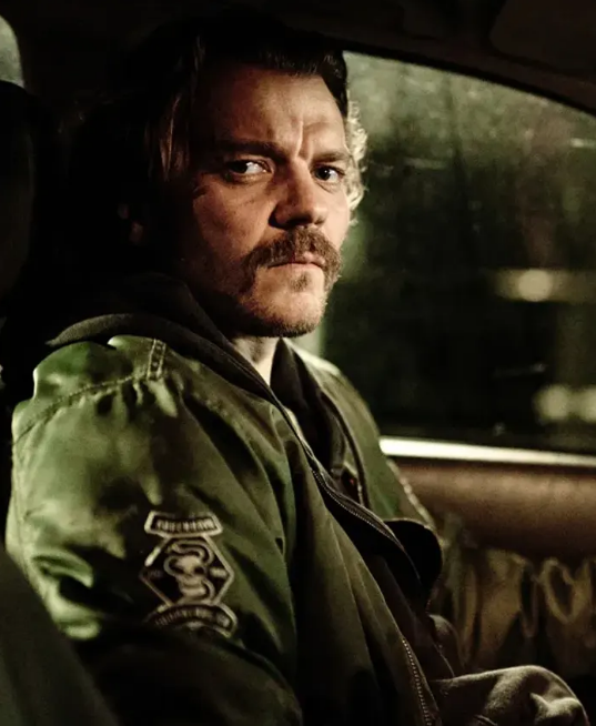 Snake Killer Pilou Asbæk Green Jacket