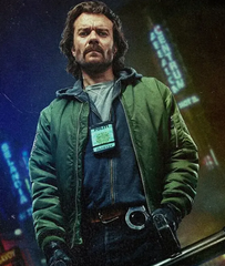 Snake Killer Pilou Asbæk Green Jacket
