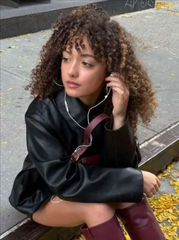 NYC 2026 Soley Liboy Black Leather Jacket