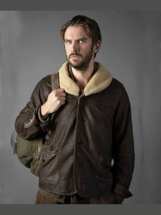 Solos Otto Jacket with Shearling Collar