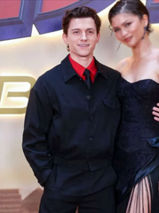 Tom Holland Spider-Man Brand New Day 2026 Black Jacket