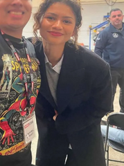 Zendaya Spider-Man Brand New Day 2026 Black Coat