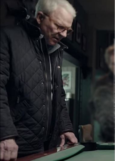 Steve Martin Only Murders in the Building Quilted Black Jacket