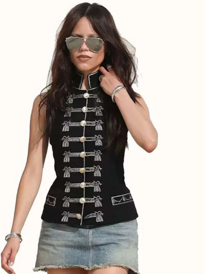 Summer 2026 Fashion Show Paris Jenna Ortega Black Vest