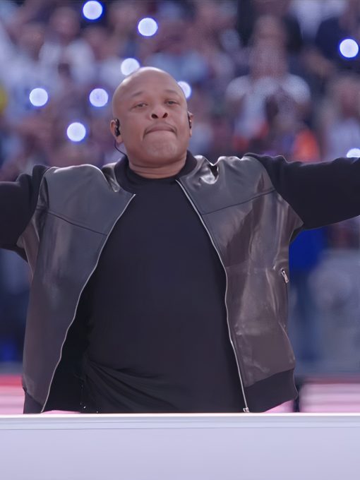 Super Bowl halftime Dr.Dre Leather Jacket