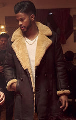 Superfly Trevor Jackson Shearling Coat