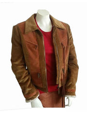 Superman and Lois Lana Lang Cushing Suede Jacket