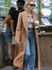 Off Weeks 2026 Jessica Chastain Wool Coat