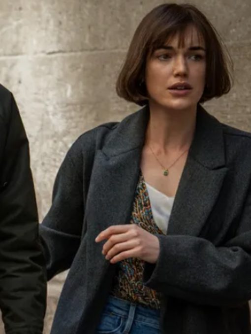 Suspicion Tara McAllister Black Trench Coat