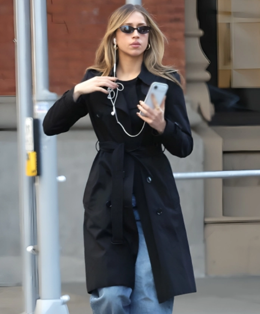NYC 2026 Tate McRae Trench Coat