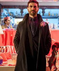 Ted Lasso Roy Kent Black Mid-Length Coat