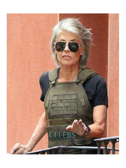 Terminator Reboot Linda Hamilton (Sarah Connor) Leather Vest