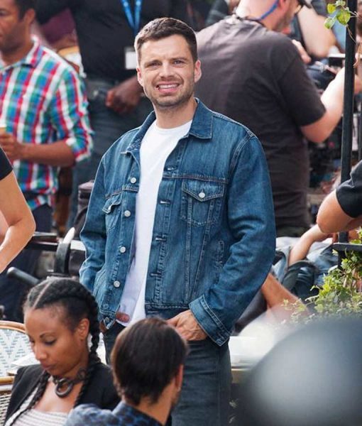 The 355 Sebastian Stan Denim Jacket