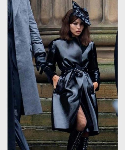 The Batman 2022 Selina Kyle Leather Coat