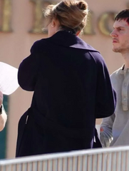 The Beauty Rebecca Hall Blue Coat