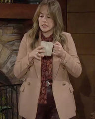 The Bold and the Beautiful Hope Logan Camel Blazer
