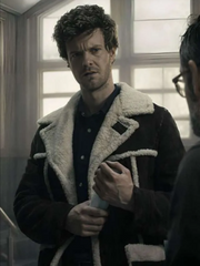 The Boys S05 Hughie Campbell Shearling Leather Jacket