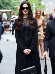 The Devil Wears Prada 2 Anne Hathaway Black Coat