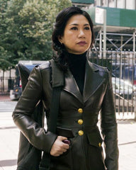 The Equalizer Melody Bayani Black Leather Jacket