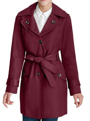 The Equalizer S02 Avery Grafton Burgundy Coat