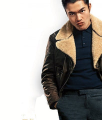 The Gentlemen Henry Golding Leather Jacket