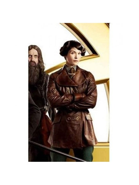 The Kings Man Polly Leather Coat