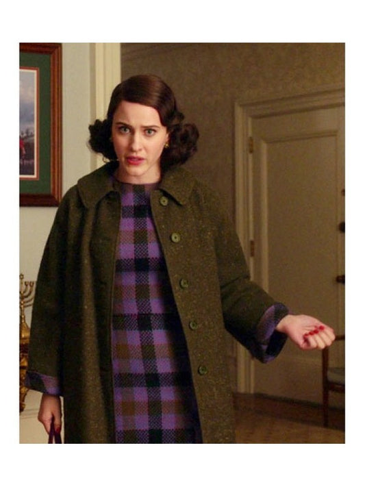 The Marvelous Mrs. Maisel Rachel Brosnahan Black Coat