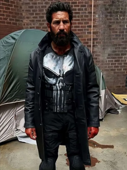 The Punisher One Last Kill Jon Bernthal Leather Coat