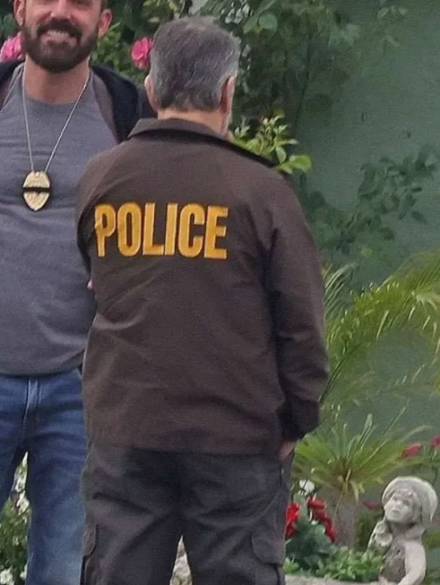 The RIP Matt Damon Brown Police Jacket