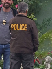 The RIP Matt Damon Brown Police Jacket
