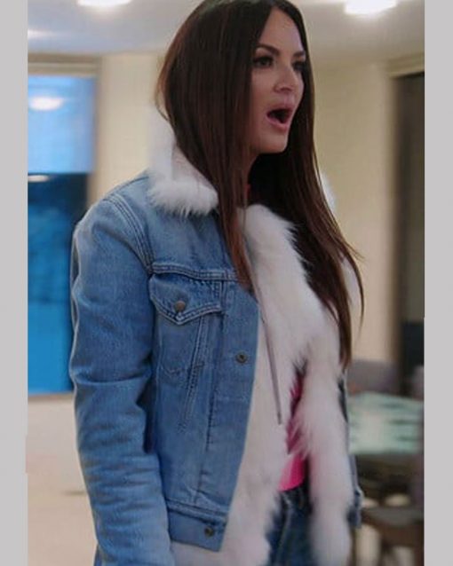The Real Housewives of Salt Lake City Fur Denim Jacket
