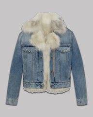 The Real Housewives of Salt Lake City Fur Denim Jacket
