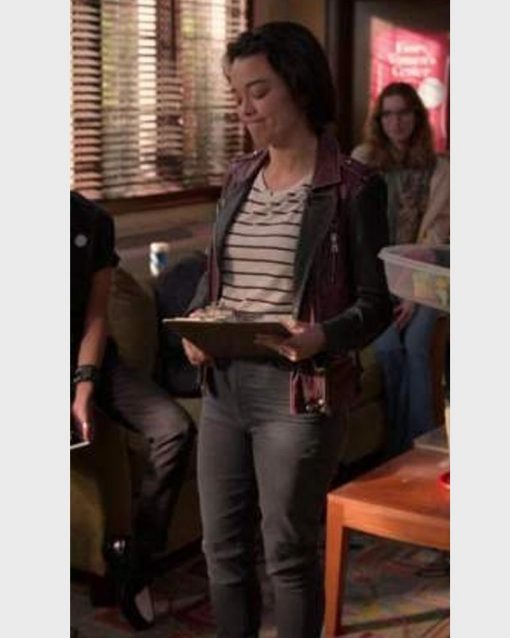 The Sex Lives of College Girls Alicia Leather Jacket