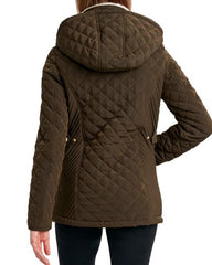 The Sex Lives of College Girls Kimberly Finkle Green Quilted Jacket