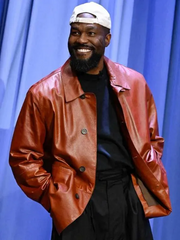 The Tonight Show Yahya Abdul-Mateen II Leather Jacket