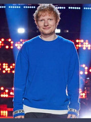 The Voice Ed Sheeran Blue Sweater
