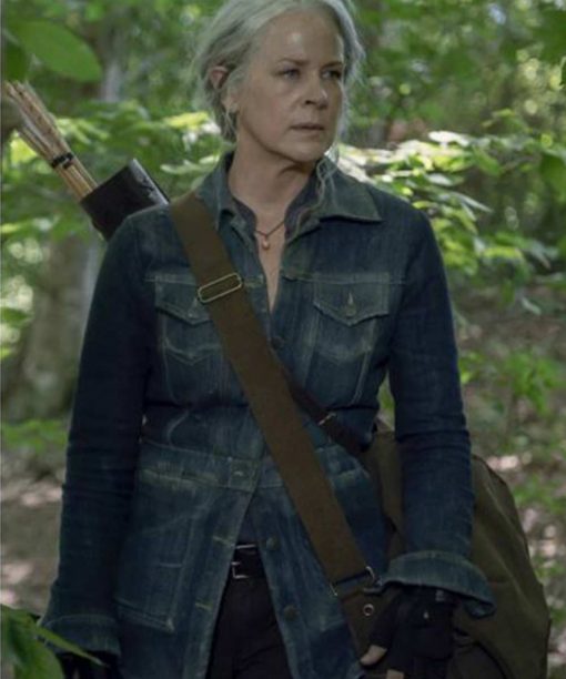 The Walking Dead Season 10 Carol Blue Denim Jacket