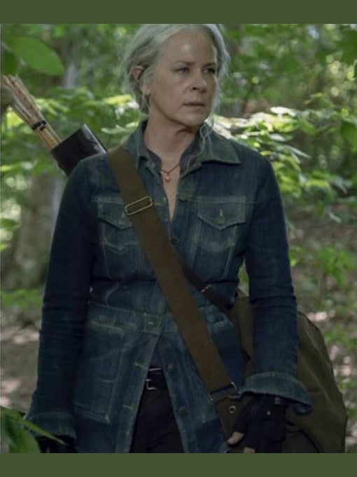 The Walking Dead Season 10 Carol Blue Denim Jacket