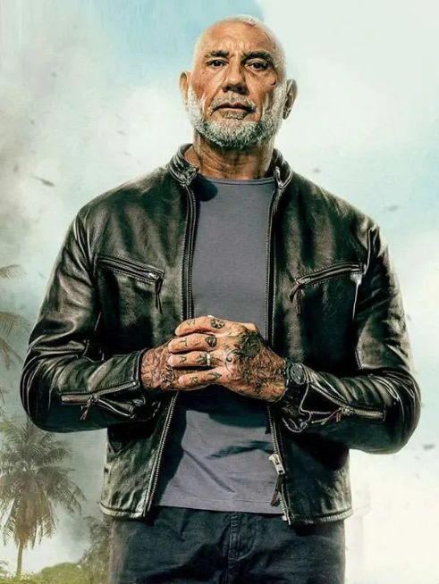 The Wrecking Crew Dave Bautista Leather Jacket