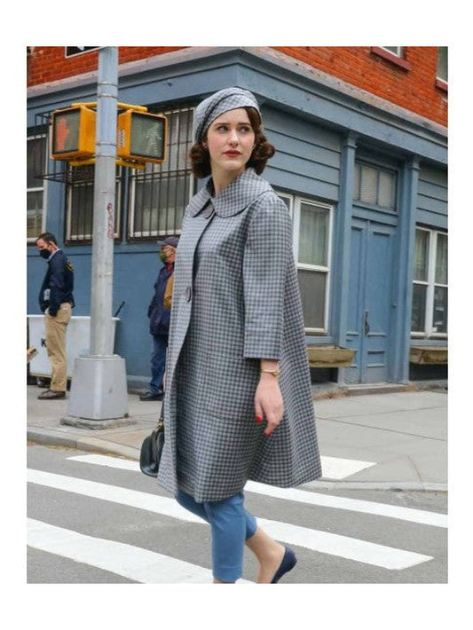 The Marvelous Mrs. Maisel S04 Rachel Brosnahan Grey Coat
