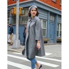 The Marvelous Mrs. Maisel S04 Rachel Brosnahan Grey Coat