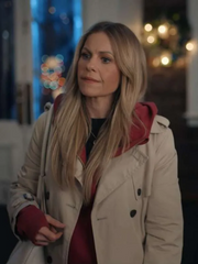 Timeless Tidings of Joy Candace Cameron Bure Trench Coat