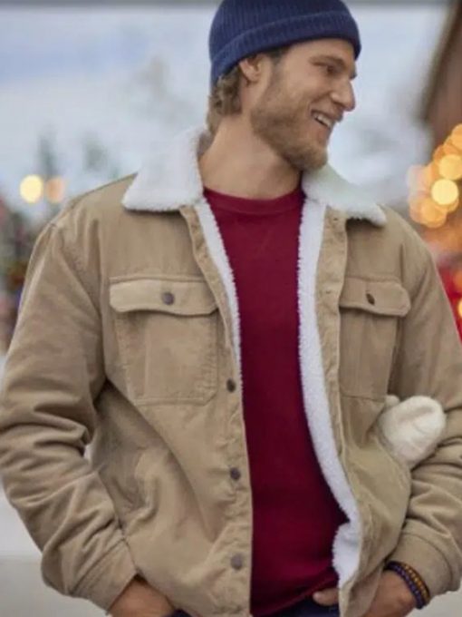 Tis the Season to be Merry Travis Van Winkle Brown Cotton Jacket