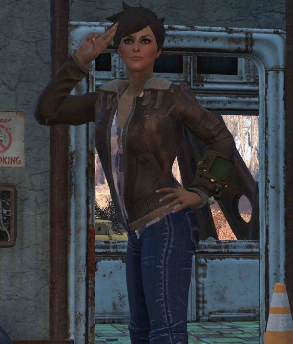 Tracer Fallout 76 Leather Jacket